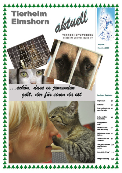 Tierheim Journal Nr. 1 | Dez. 2009